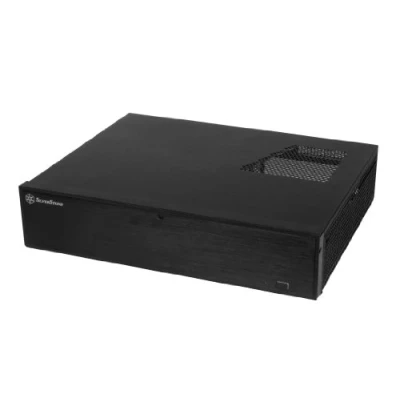 Bild av SilverStone SST ML04B Milo Micro ATX smalt HTPC hölje, låsbart, svart