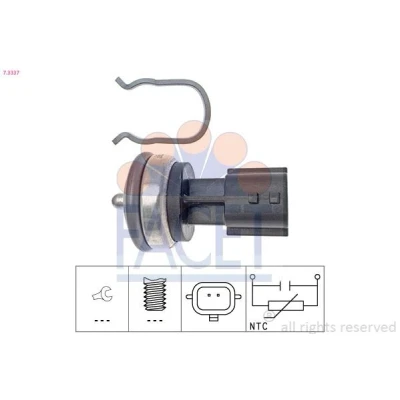 Bild av FACET 7.3337 Sonde de température, liquide refroidissement Made in Italy OE Equivalent RENAULT: CLIO 2, Kangoo I, II Express
