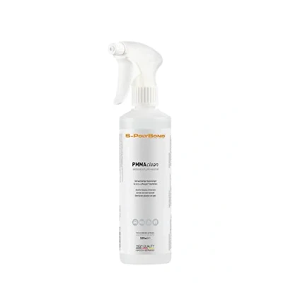 Bild av S Polybond® Professionell akryl och plexiglasrengöring 500 ml fönsterrengörare antidimma anti dimma för husvagn, husbil, industri, ljuskupoler, hushåll akrylglas vård inomhus