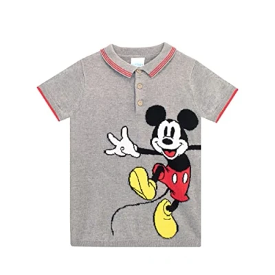 Bild av Disney Pojkar Mickey Mouse Polotröja Grå 122