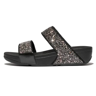 Bild av Fitflop LULU Multitonal Glitter Badsandaler, Storlek: 39, Black multi Konstmaterial