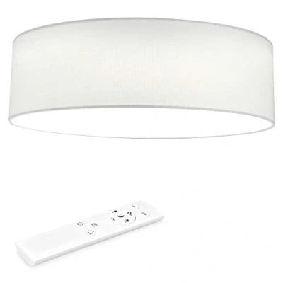 Bild av Navaris ledde taklampan med fjärrkontroll Dimbar Justerbar färgtemperatur Designtyglampan 12 Watt 6500 1400 Lumens White