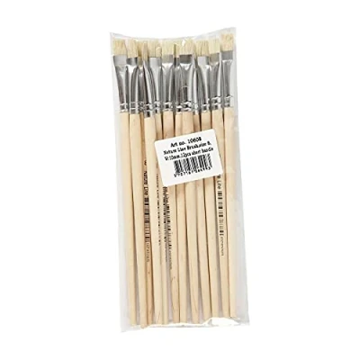Bild av Creativ Company Wooden brushes Nr. 8 Short handle 12st.
