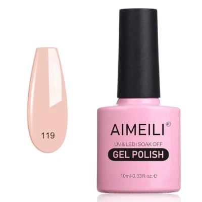 Bild av AIMEILI Soak Off UV LED Gel nagellack Clivia Miniata (119) 10 ml