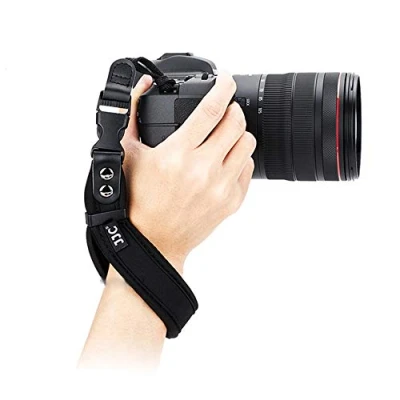Bild av JJC Camera Hand Loop Neoprene Wrist med bil för Canon Nikon Sony Fujifilm DSLR kamera