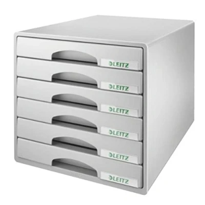 Bild av Leitz 6 A4 Lådskåp, organisatör, Plus Range, Grå, 52120085