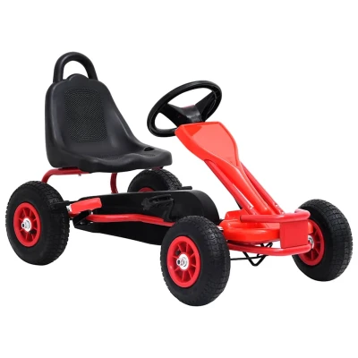 Bild av VidaXl Pedaldriven Gokart Med Luftfyllda Däck Svart
