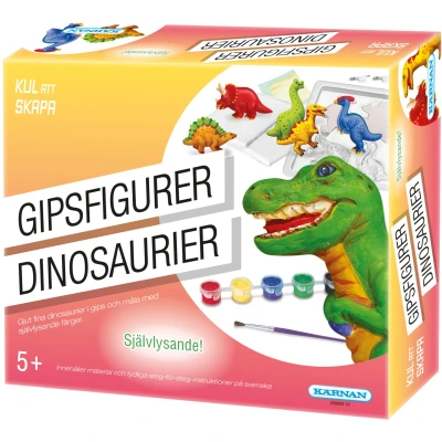Bild av Kärnan Kul att skapa Gipsfigurer Dinosaurier Pysselset