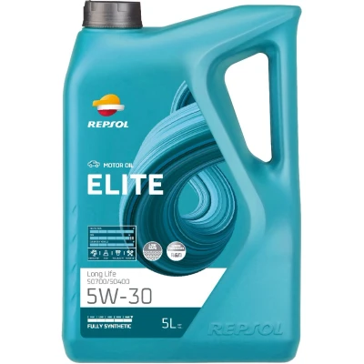 Bild av Repsol Elite Long Life 5W 30 5I Huile moteur RPP0057IFB SEAT: Ibiza 4 Sportcoupe, 4, 3, AUDI: Q3 Sportback, Q5, A3 Sportback