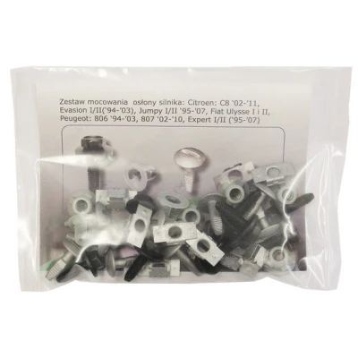 Bild av ROMIX 90214 Elements de fixation, cache moteur PEUGEOT: Expert II Van, 806, CITROËN: C8