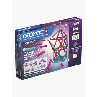 Bild av Geomag Byggsats 60 Bitar, Glitter