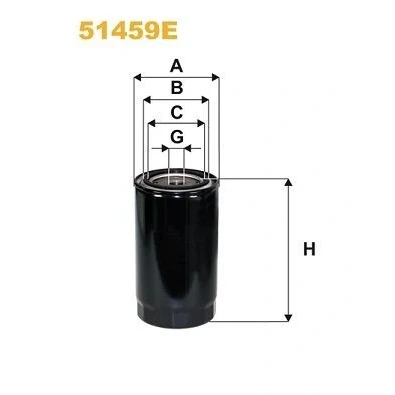 Bild av WIX FILTERS 51459E Filtre à huile 3/4 16 UNF vissé VOLKSWAGEN: LT 28 35 I Van, Сamion Plateau / Сhâssis, RENAULT TRUCKS: Midliner