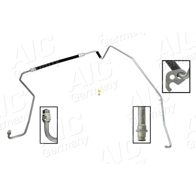 Bild av AIC 58453 Tuyau hydraulique, direction FORD: Transit Mk5 Сamion à Plateau/Сhâssis, Van, Mk6 Minibus