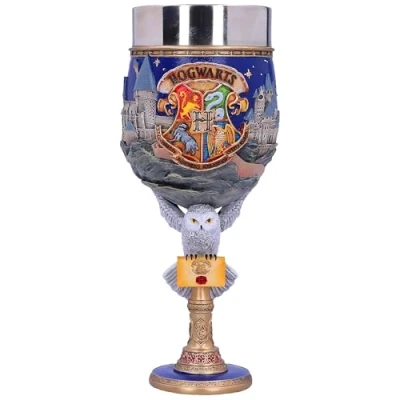 Bild av Nemesis Now Harry Potter samlarobjektsbägare, polyresin, blå, 19,5 cm