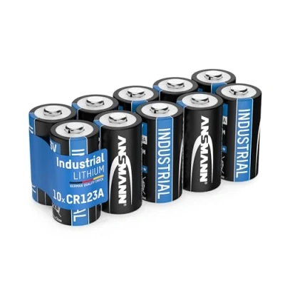 Bild av ANSMANN Litiumbatteri CR1234A 3 V, 10 stycken, CR17345, specialbatteri rund cell, perfekt för garageportsöppnare, larmsystem, övervakningssystem