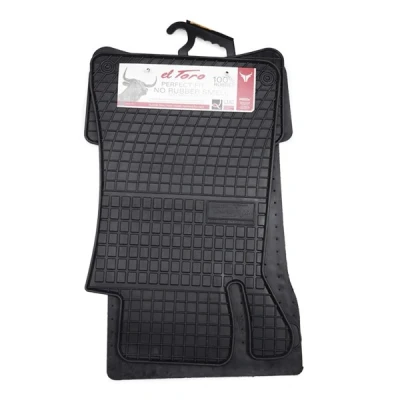 Bild av FROGUM 0785 Ensemble de tapis sol Caoutchouc avant et arrière 4 noir Sur mesure MERCEDES BENZ: Classe C Berline