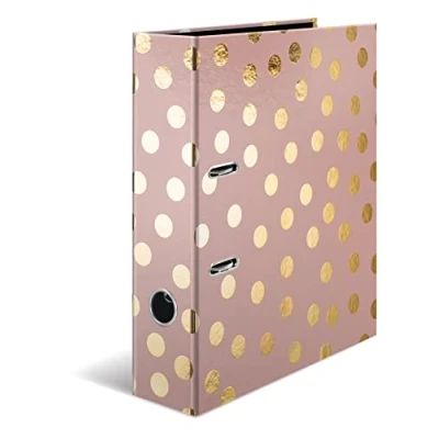 Bild av Herma spak Arch File Mode &amp; Stil med prickar motiv, A4, 70 mm rygg, inre tryck, 1 mapp