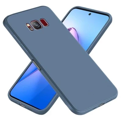 Bild av EASSGU fodral för Samsung Galaxy S8+/Samsung S8 Plus (6,2 tum tum), mjukt TPU silikonfodral lavendelgrå