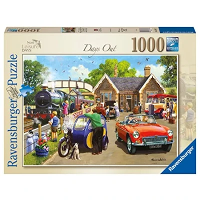 Bild av Ravensburger fritid nr.6 dagar ute 1 000 bitar pussel för vuxna och barn i åldern 12 år uppåt