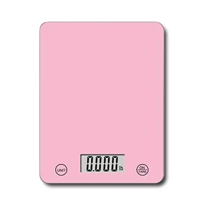 Bild av Kabalo 5 kg rosa digital LCD elektronisk kök matlagning bakning förberedande matberedning vägningsvågar Storbritannien