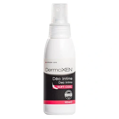 Bild av Dermoxen Soft Cool Antibakteriell Intim Deodorant Spray för kvinnor och män. Naturlig, luktfri mild känslig hud. Fräsch effekt. Daglig användning. 100 ml