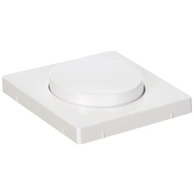 Bild av Schneider Electric Merten MEG5250 6035 centralplatta med vridknapp, roterande dimmer, systemdesign, lotusvit, tillverkad i Tyskland