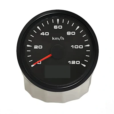 Bild av ELING Universell 0 120 KM/H Auto GPS Hastighetsmätare Velometer med 8 olika bakgrundsbelysning 85 mm 9 32 V