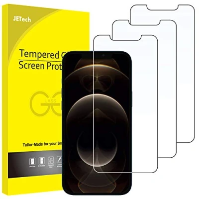 Bild av JETech Skärmskydd för iPhone 12 Pro Max 6,7 Tum, Screen Protector Härdat Glas Film, 3 Pack