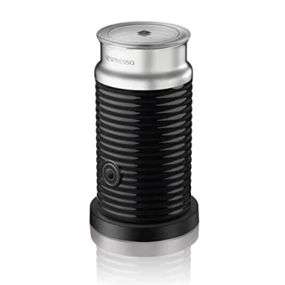 Bild av NESPRESSO Aeroccino 3 mjölkskummare, elektrisk mjölkskummare för 120 ml krämigt mjölkskum och 240 varm mjölk, svart
