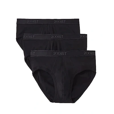 Bild av 2(X) IST Herr ESSENTIAL COTTON CONTOUR POUCH BRIEF 3 PACK Briefs, Svart, S