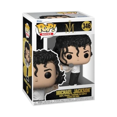 Bild av Funko POP! Rocks: Michael Jackson (Superbowl) Vinylfigur för samlare Presentidé Officiell Merchandise Leksaker barn och vuxna Musikfans Modellfigur utställning