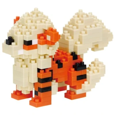 Bild av Bandai Nanoblock En Es/Arcanine, detaljerad miniatyrkonstruktionssats, optimalt för Pokémon fans och presenter NBPM106