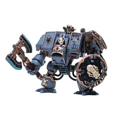 Bild av joytoy Dark Source Trading Warhammer 40 000 rymden vargar vördade Dreadnought Brother HVOR 1/18 figur