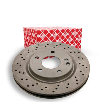 Bild av FEBI BILSTEIN 22996 Disque de frein Essieu avant 277 22 5 112 percé/revêtement int. revêtu MERCEDES BENZ: Classe A