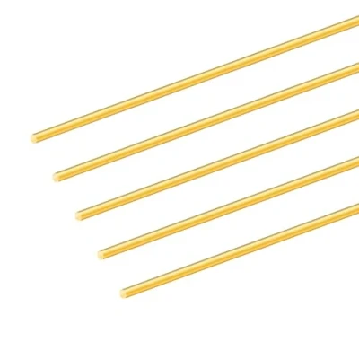 Bild av 5 st 3 mm mässingstav, iMeistek 200 längd mässing massiv rund stav för handtag stift RC modeller gör det själv hantverk