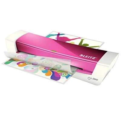 Bild av Leitz iLam A4 Lamineringsmaskin, Idealisk för Hemmakontor, Rosa Metallic WOW, 73681023