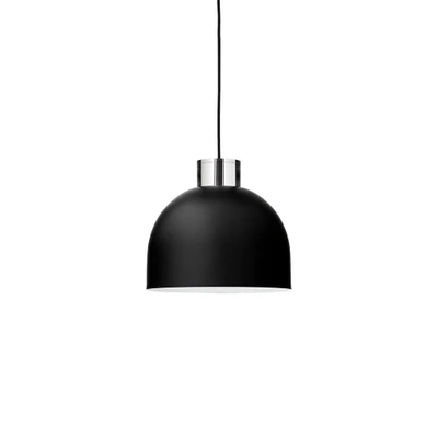 Bild av AYTM Luceo pendellampa, rund, svart, Ø 28 cm