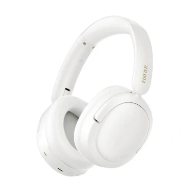 Bild av Edifier W800BT SE Over ear Hörlurar Bluetooth 5.4 Trådlösa Öronlurar AI samtal Brusreducering 45 timmars Speltid Snabbladdning Speläge Fällbara Vit
