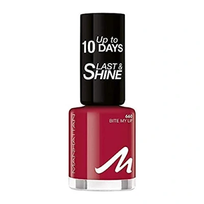 Bild av Manhattan Last und Shine nagellack, nr 660 Bite My Lip, 1 pack (1 x 8 ml)