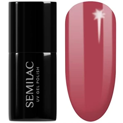 Bild av Semilac Nagellack semi permanent gel UV 400 Rusty Red 7ml