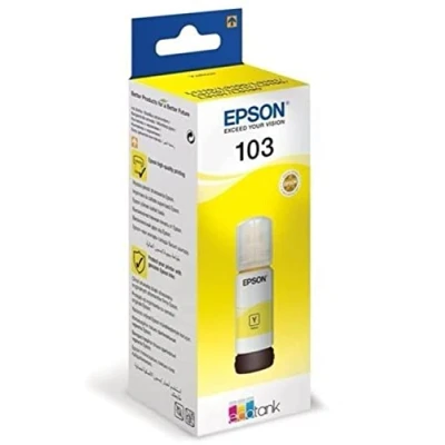 Bild av Epson C13T00S44A flaska EcoTank 103 gul bläck, 65 ml, 4500 sidor