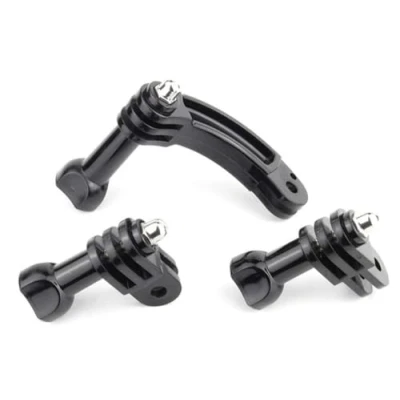 Bild av ShipeeKin Universal Rotary Curved Extension Arm Mount Set Ersättning Kompatibel med alla Gopro Hero serier och Tillbehör Kit Adapter Pivot Thumbscrew