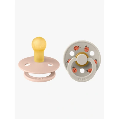 Bild av BIBS Studio Colour Ladybug Napp 2 Pack Latex Stl 1, Blush