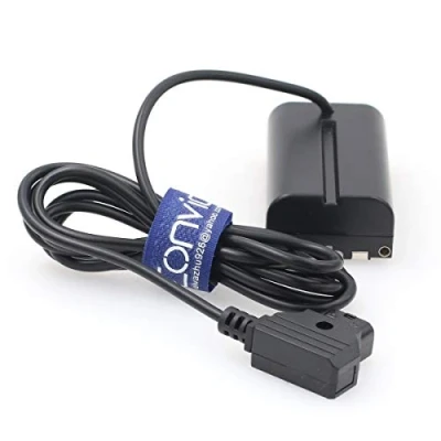 Bild av Eonvic F970 till DTap Dummy batteri strömkabel NP F550 F570 F L serien D tap för Sony Atomos Shogun Ninja V skärm