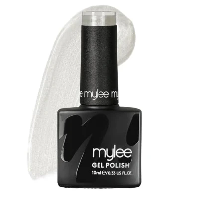 Bild av Mygel av Mylee Nail Gel Polish 10ml [en nypa salt] UV/LED suak off nagelkonstmanikyr pedikyr för professionell, salong och hemmabruk [Shimmer Range] långvarig lätt att applicera