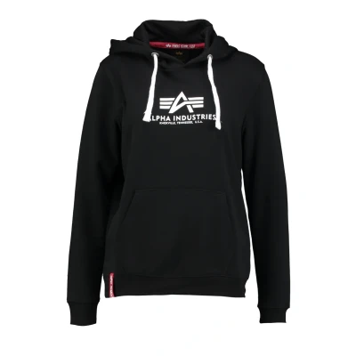 Bild av Alpha Industries NEW Basic Hoody Luvtröja, Storlek: XS, Black