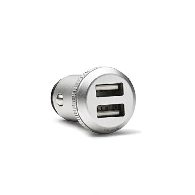 Bild av Volkswagen 000051443D laddningsadapter USB dubbel 12 V uttag laddare aluminium