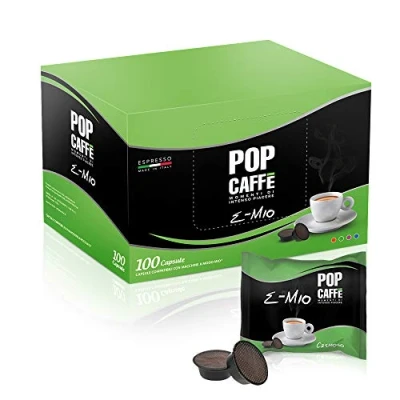 Bild av 100 kapslar Pop Caffè e Mio blandning 2 krämig kompatibel med Modo