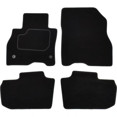 Bild av MAMMOOTH A041 NIS67 PRM 01 Ensemble de tapis sol Textile avant et arrière 4 noir