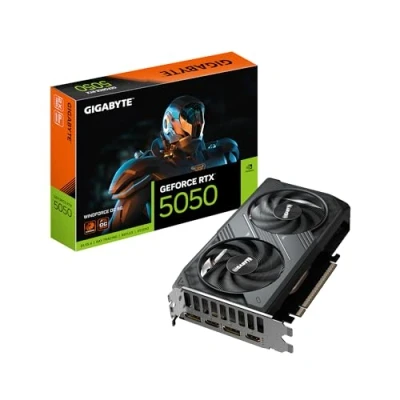 Bild av GIGABYTE GeForce RTX 5050 WindForce 2 OC 8GB GDDR6 RAM Grafikkort